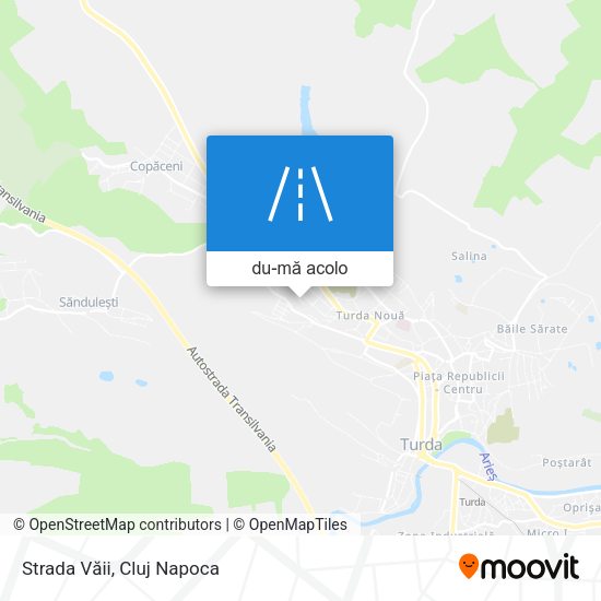 Hartă Strada Văii