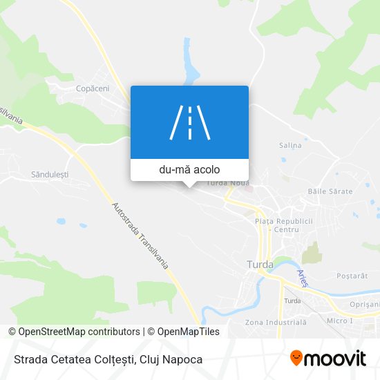 Hartă Strada Cetatea Colțești
