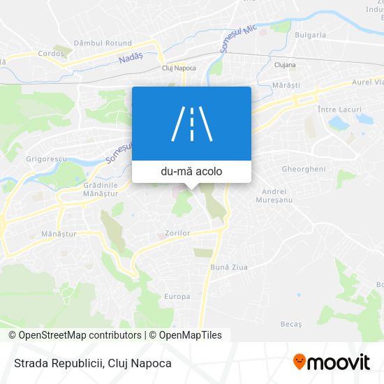 Hartă Strada Republicii