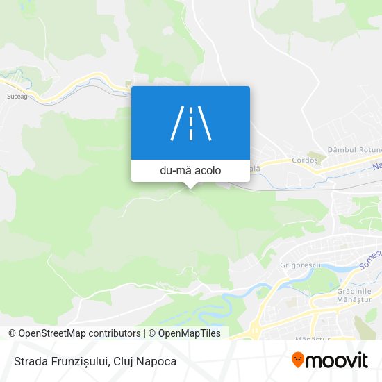 Hartă Strada Frunzișului