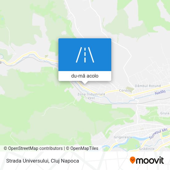 Hartă Strada Universului