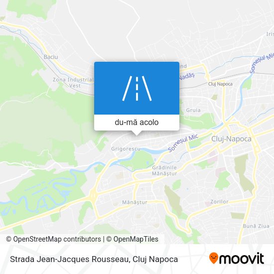 Hartă Strada Jean-Jacques Rousseau