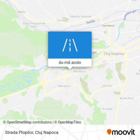 Hartă Strada Plopilor