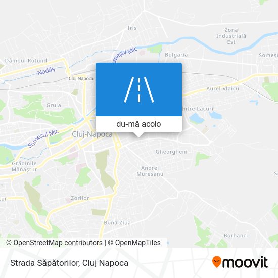 Hartă Strada Săpătorilor