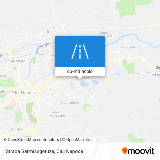 Hartă Strada Sarmisegetuza