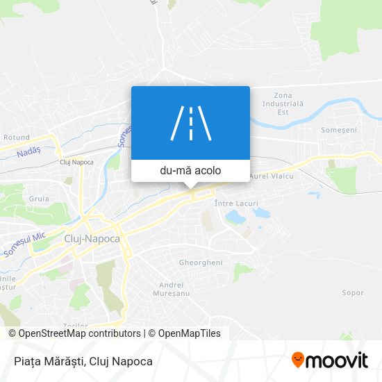 Hartă Piața Mărăști