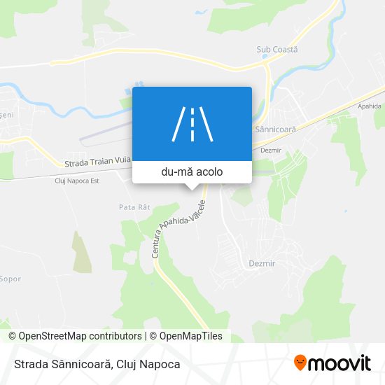 Hartă Strada Sânnicoară
