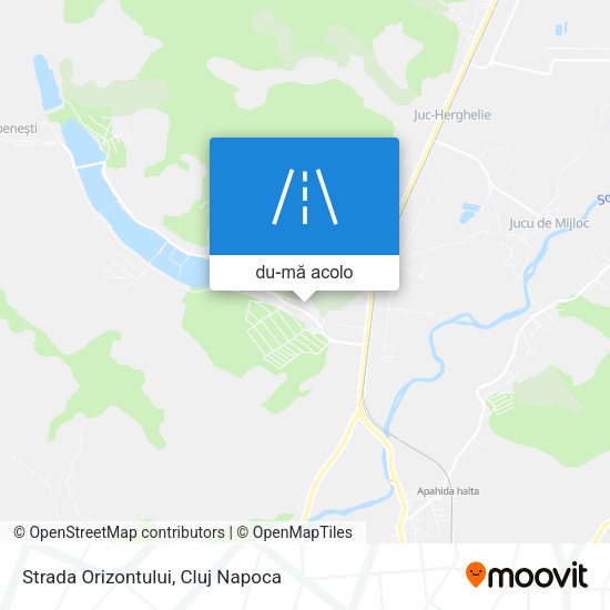 Hartă Strada Orizontului