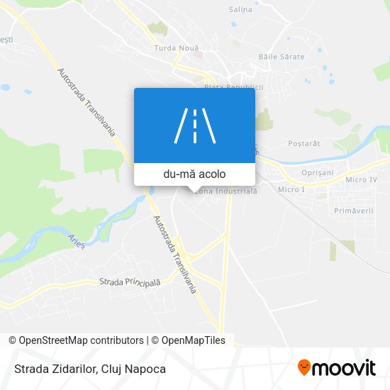 Hartă Strada Zidarilor