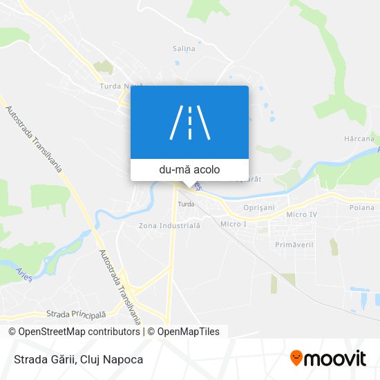 Hartă Strada Gării
