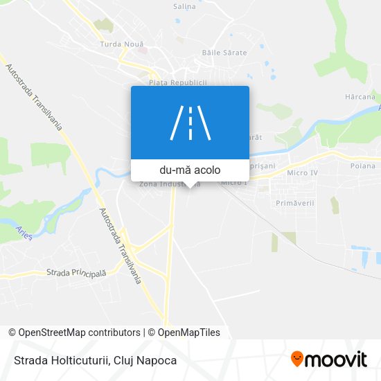 Hartă Strada Holticuturii