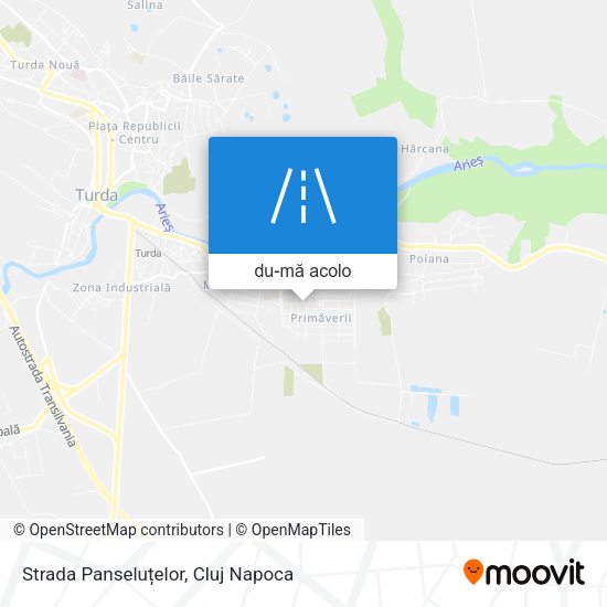 Hartă Strada Panseluțelor