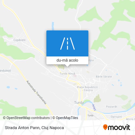 Hartă Strada Anton Pann