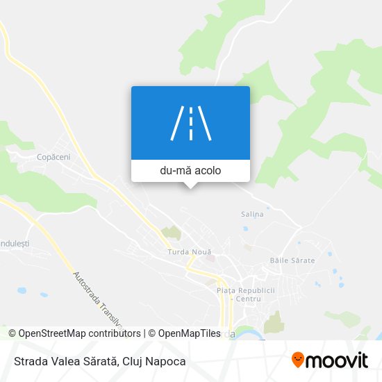 Hartă Strada Valea Sărată