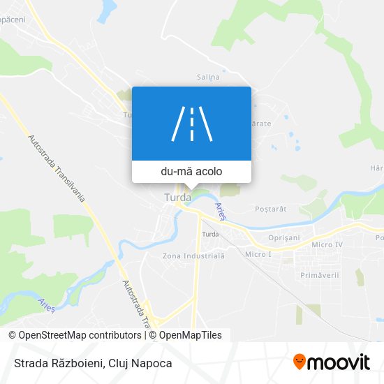 Hartă Strada Războieni