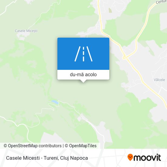 Hartă Casele Micesti - Tureni