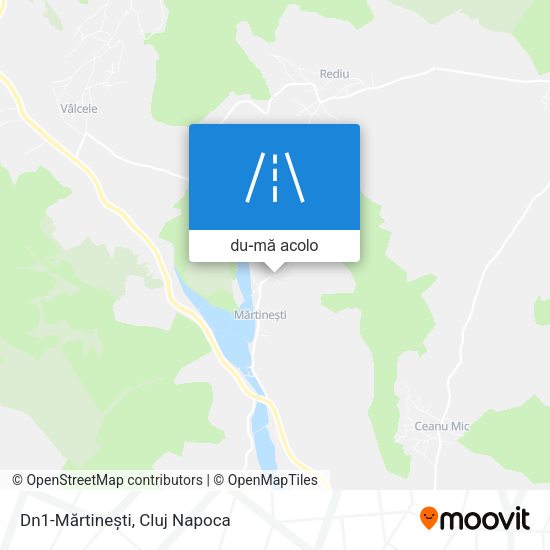 Hartă Dn1-Mărtinești