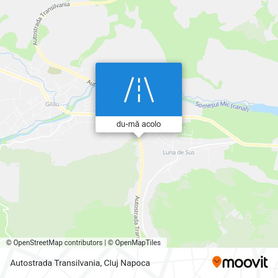 Hartă Autostrada Transilvania