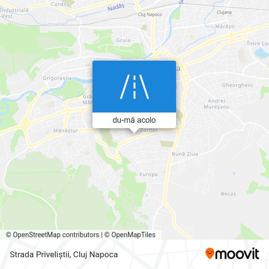 Hartă Strada Priveliștii