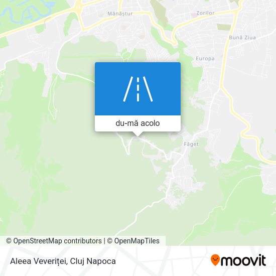 Hartă Aleea Veveriței