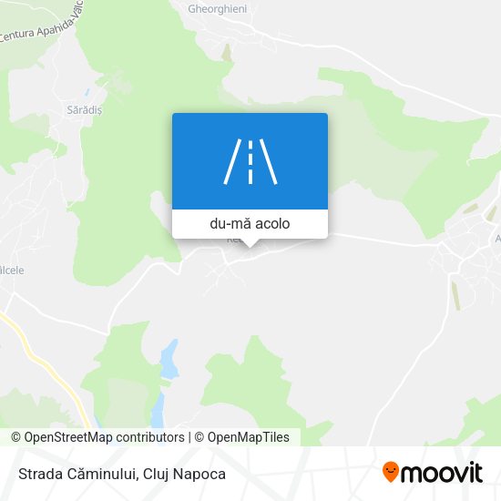 Hartă Strada Căminului