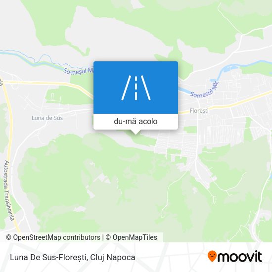 Hartă Luna De Sus-Florești