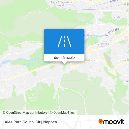 Hartă Alee Parc Colina