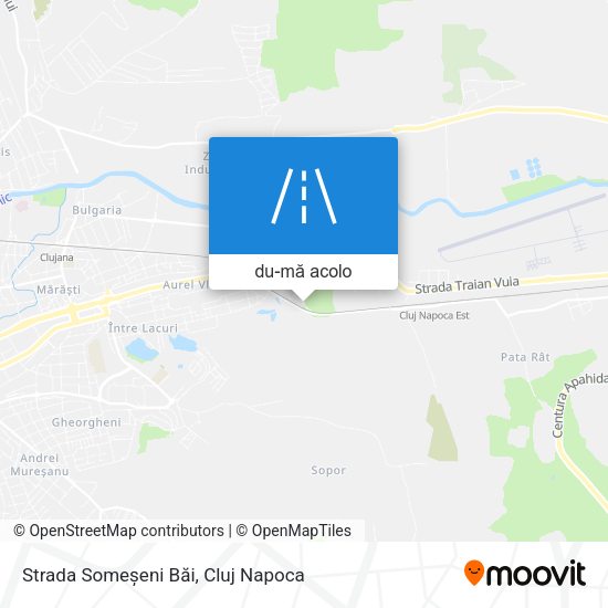 Hartă Strada Someșeni Băi