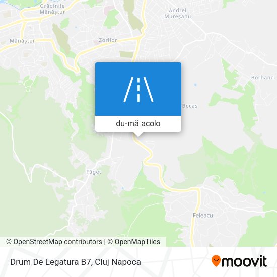 Hartă Drum De Legatura B7