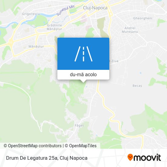 Hartă Drum De Legatura 25a