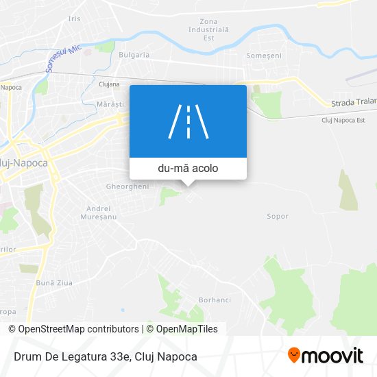 Hartă Drum De Legatura 33e