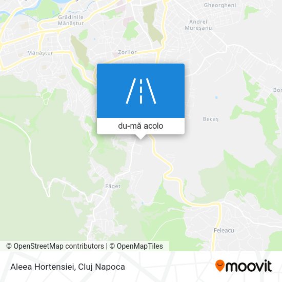 Hartă Aleea Hortensiei