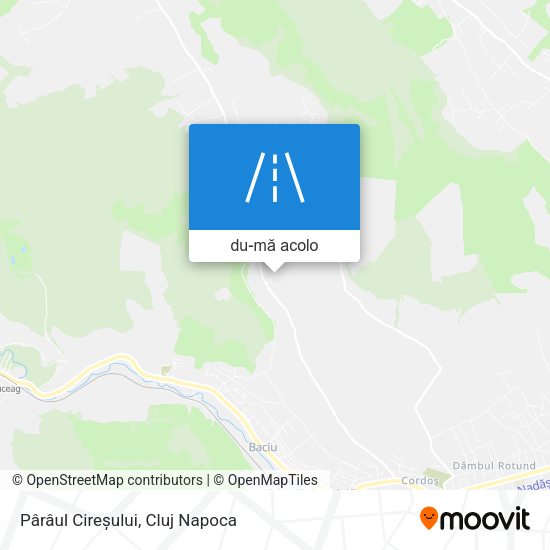 Hartă Pârâul Cireșului
