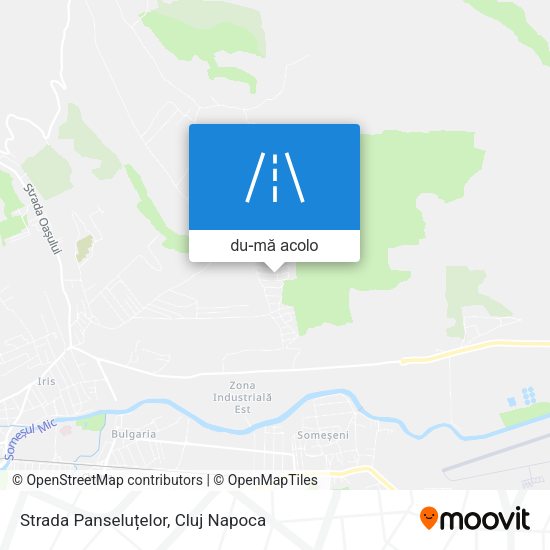 Hartă Strada Panseluțelor