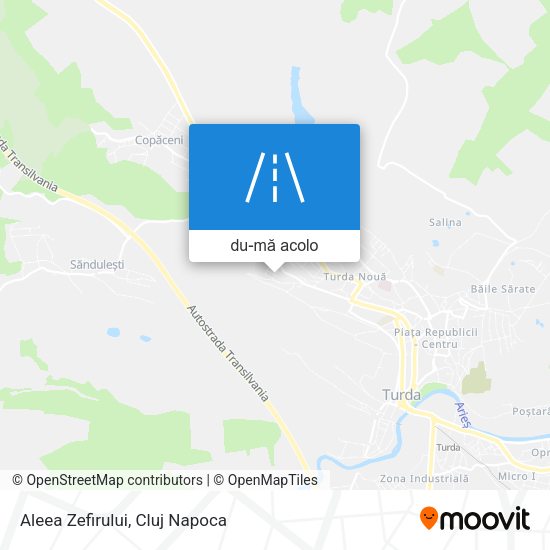 Hartă Aleea Zefirului