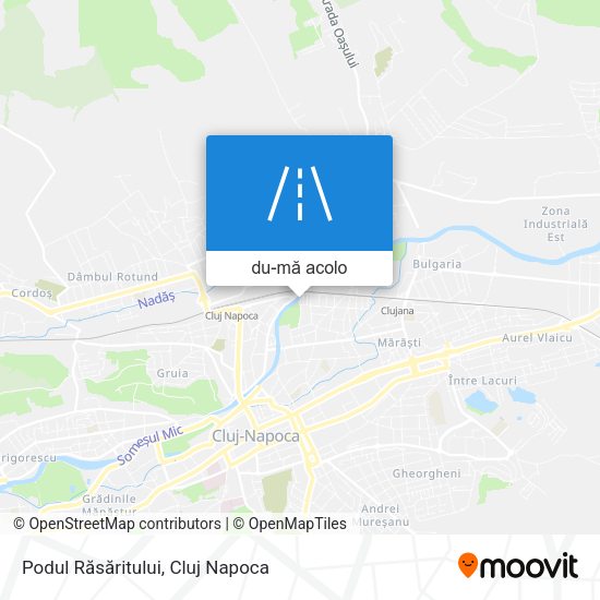 Hartă Podul Răsăritului