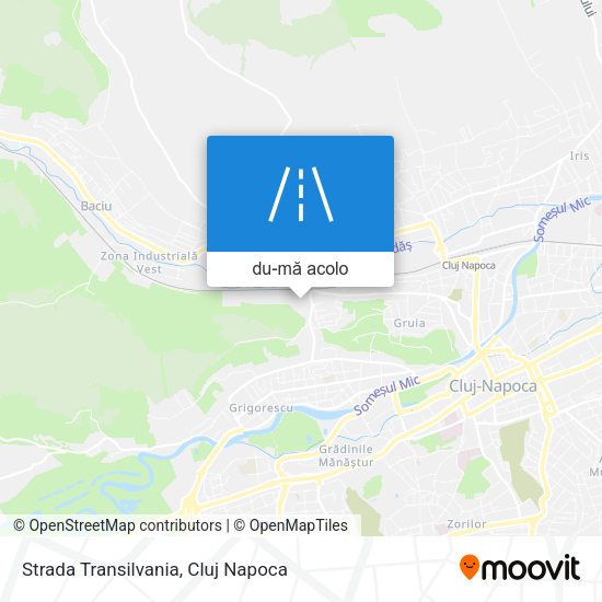 Hartă Strada Transilvania