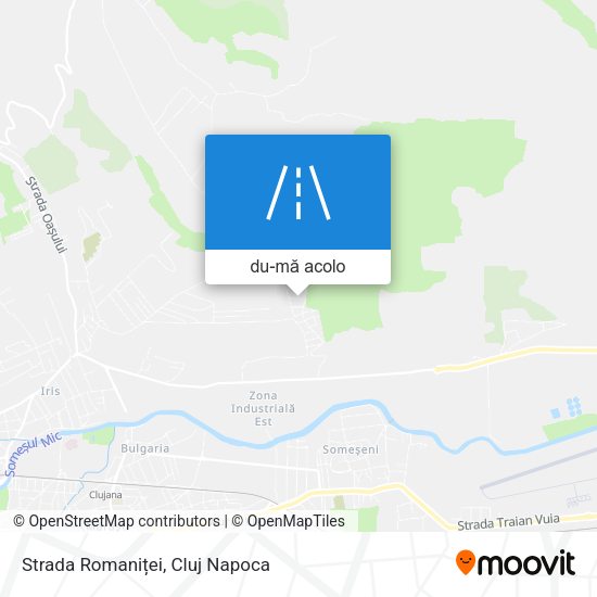 Hartă Strada Romaniței