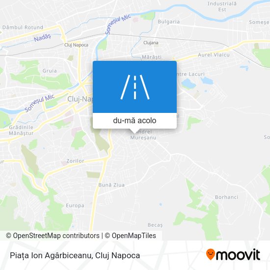 Hartă Piața Ion Agârbiceanu