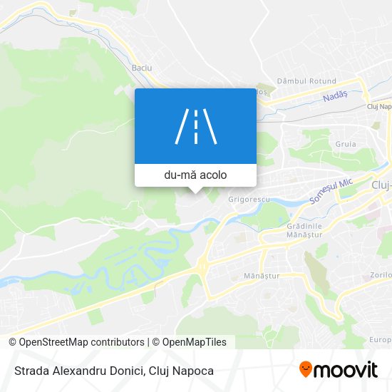 Hartă Strada Alexandru Donici