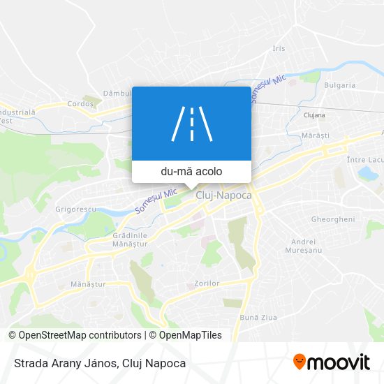 Hartă Strada Arany János