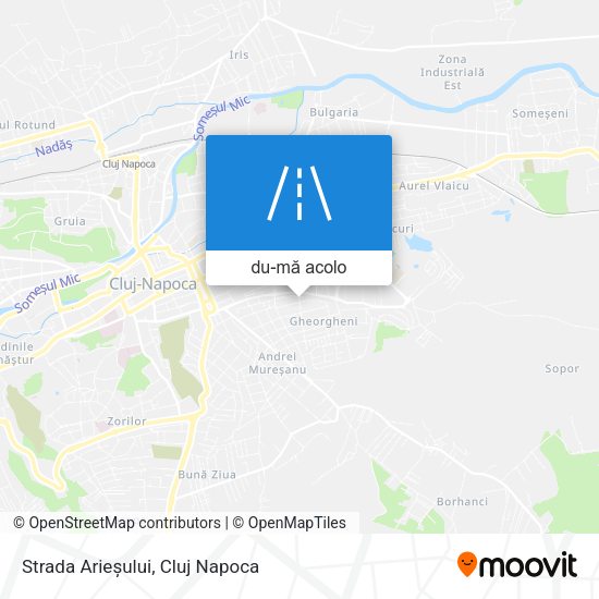 Hartă Strada Arieșului