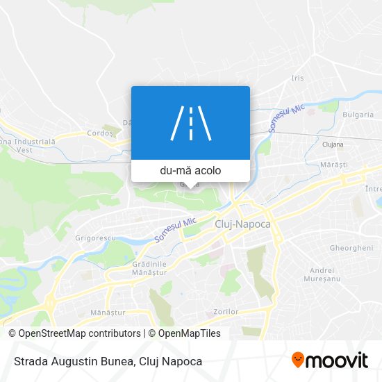 Hartă Strada Augustin Bunea