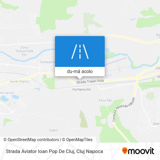 Hartă Strada Aviator Ioan Pop De Cluj