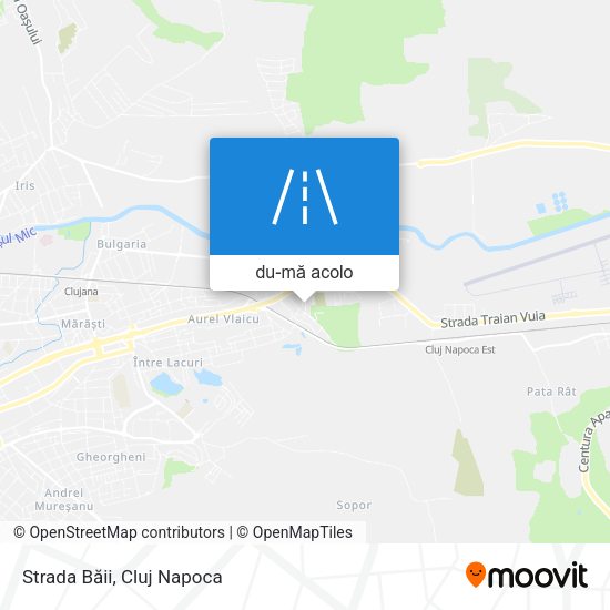 Hartă Strada Băii