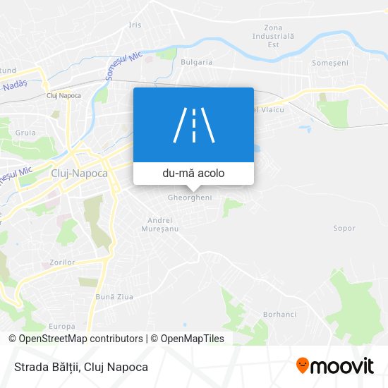 Hartă Strada Bălții
