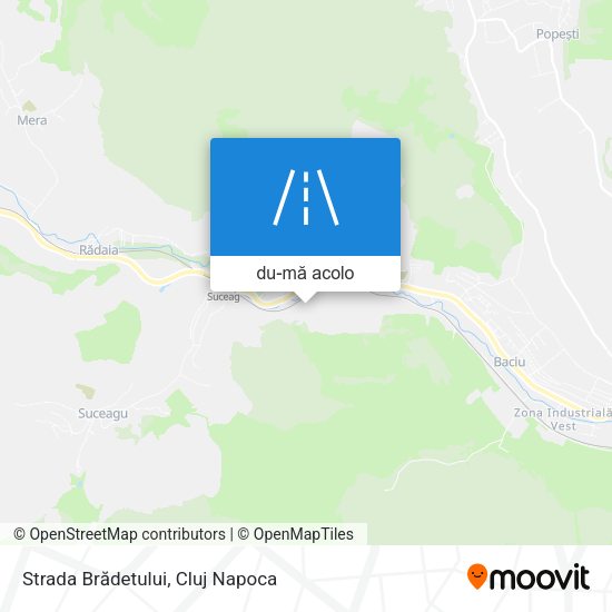 Hartă Strada Brădetului
