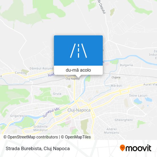 Hartă Strada Burebista