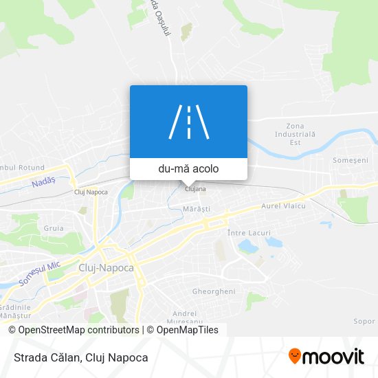 Hartă Strada Călan