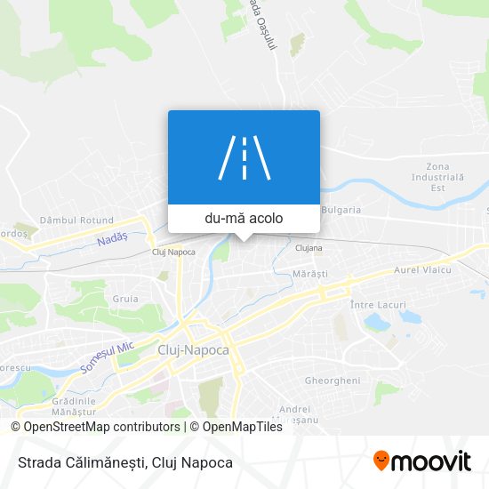 Hartă Strada Călimănești